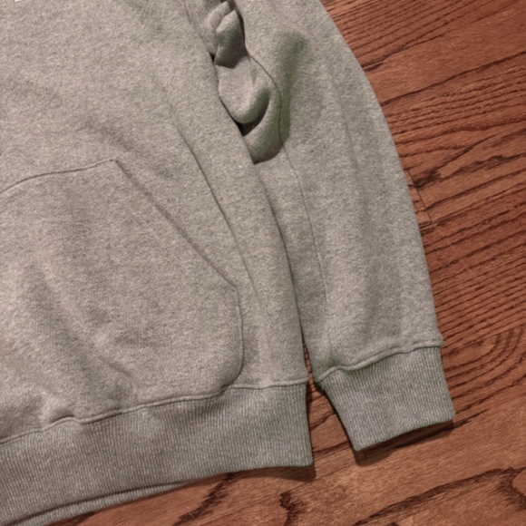 New Balance Made in USA Core Hoodie Athletic Grey Sweatshirt Teddy Santis Sz M - Picture 3 of 10